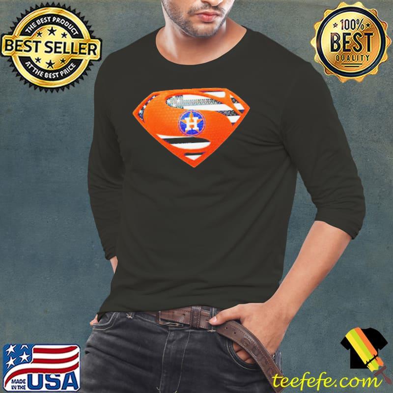 USA Flag Inside Houston Astros Superman shirt USA Flag Inside Houston Astros Superman shirt