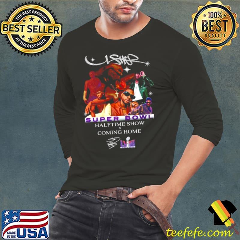 Usher Super Bowl Halftime Show Coming Home Signature shirt Usher Super Bowl Halftime Show Coming Home Signature shirt