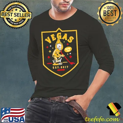 vegas Hockey NHL Skeleton Shirt