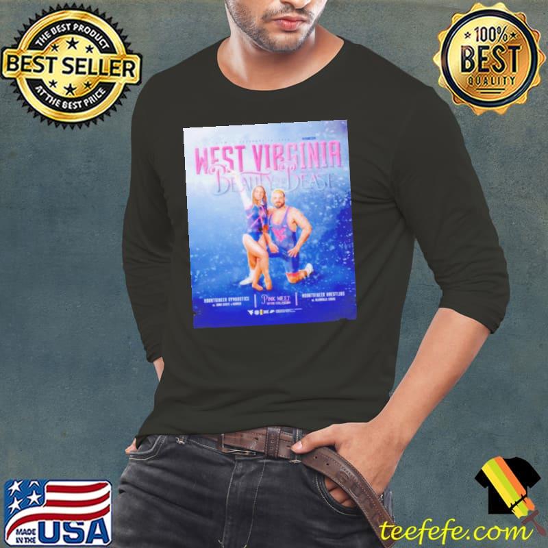 West Virginia meet day Beauty and the Beast poster shirt