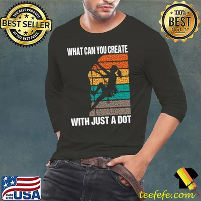 What can you create with just a dot vintage climbing T-Shirt