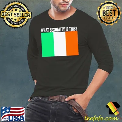 What sexuality is this Irish flag shirt
