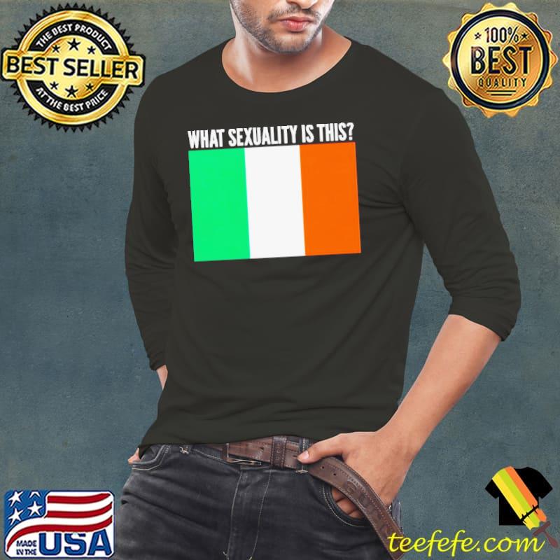 What sexuality is this Irish flag shirt