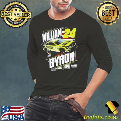 William Byron Hendrick Motorsports Team Collection Navy Raptor Patriotic 2024 shirt