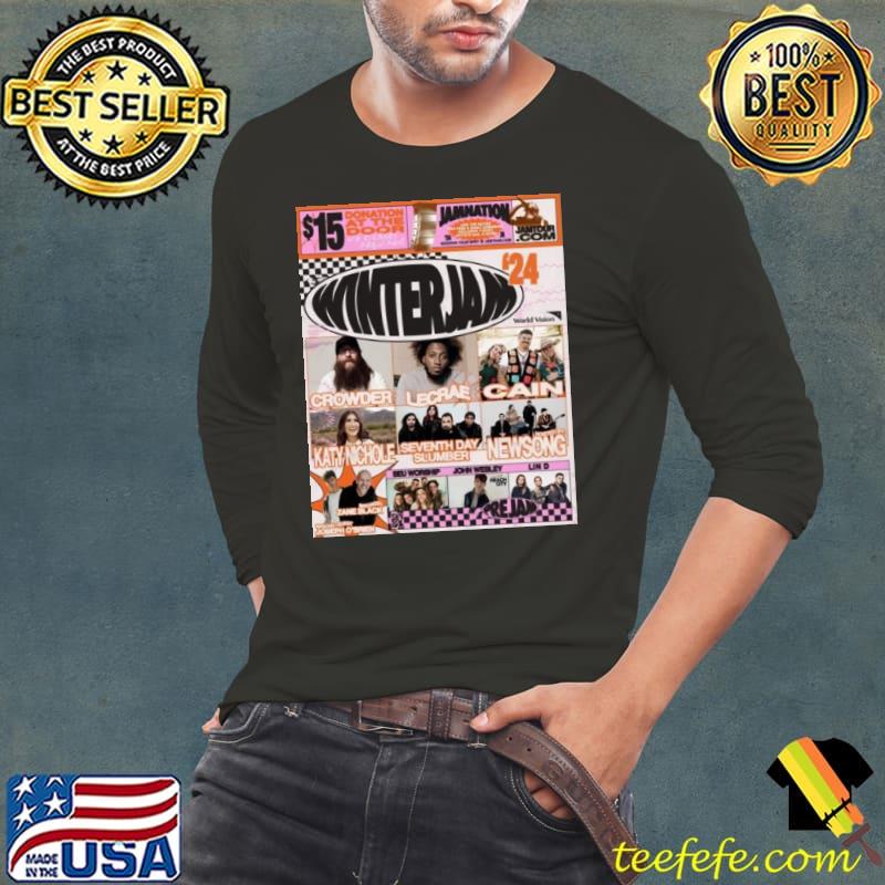 Winter Jam 2024 Lineup Music Tour shirt Winter Jam 2024 Lineup Music Tour shirt