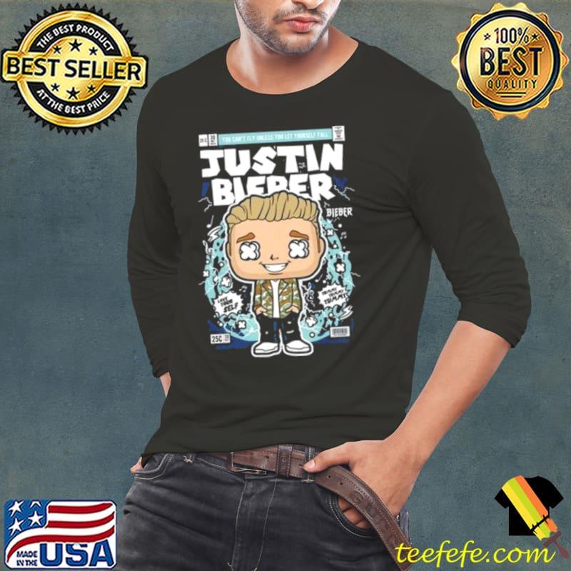 You Can’t Fly Unless You Let Yourself Fall Justin Bieber Softstyle Shirt