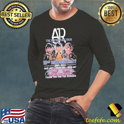 Ajr The Maybe Man Tour 19th Anniversary 2005-2024 Thank You For The Memories Shirt