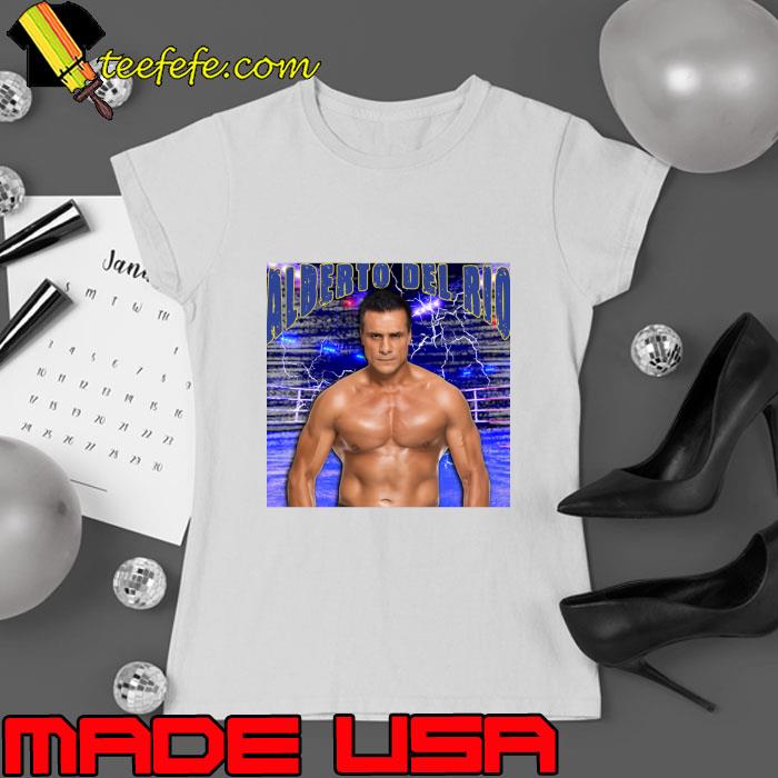ALBERTO DEL RIO first Mexico-born world champion in WWE T-Shirt Ladies tee ALBERTO DEL RIO first Mexico-born world champion in WWE T-Shirt Ladies tee