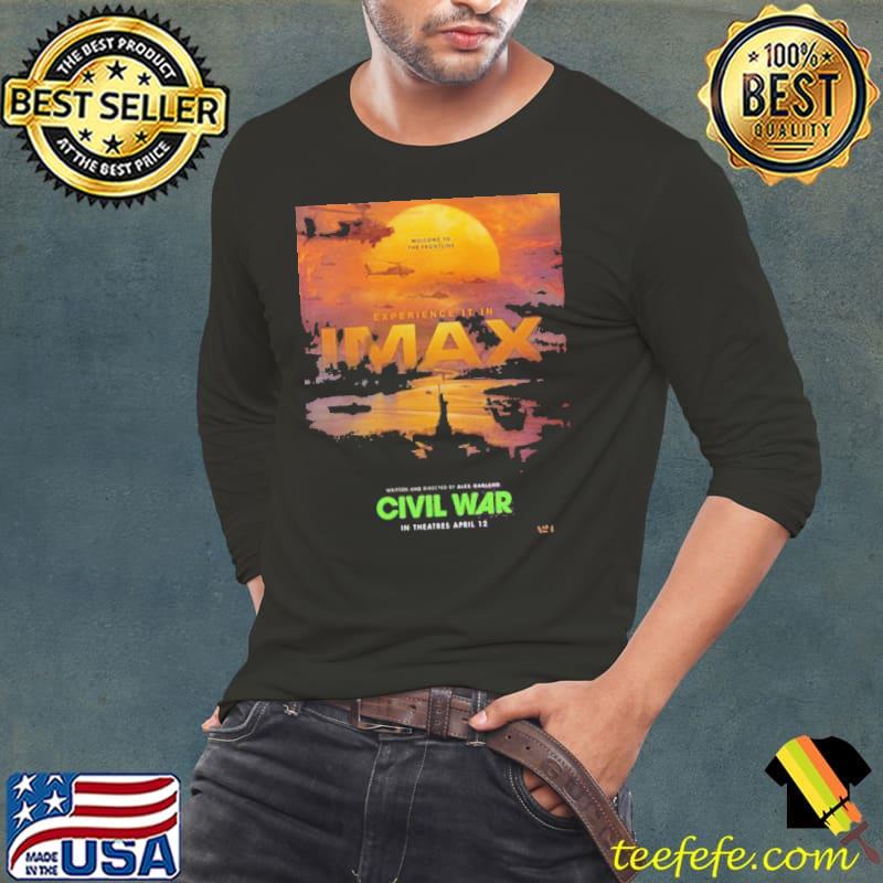 Alex Garland’s Civil War In Theaters On April 12 Written And Directed By Alex Garland s Long Sleeve Tee Alex Garland’s Civil War In Theaters On April 12 Written And Directed By Alex Garland s Long Sleeve Tee