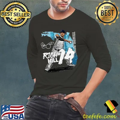 American baseball coach signature rich hill T-Shirt