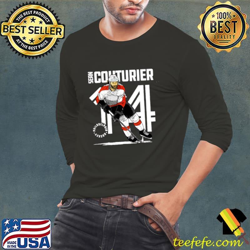 American-born Canadian professional ice hockey sean couturier T-Shirt Long Sleeve Tee American-born Canadian professional ice hockey sean couturier T-Shirt Long Sleeve Tee