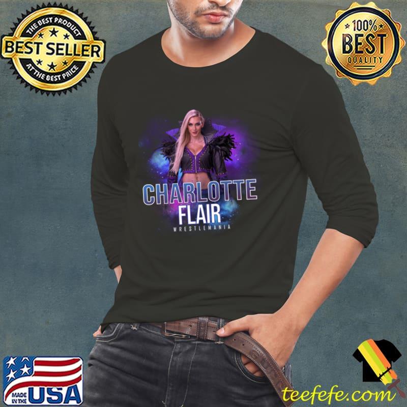 American professional wrestler charlotte flair wrestle T-Shirt Long Sleeve Tee American professional wrestler charlotte flair wrestle T-Shirt Long Sleeve Tee
