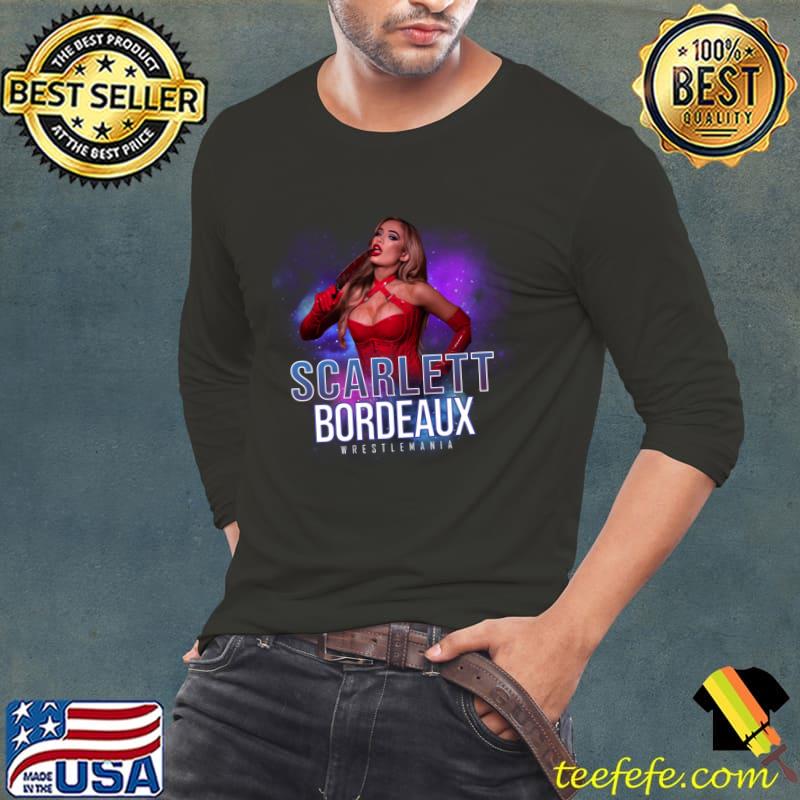 American professional wrestler model singer and ring announcer scarlett wrestle T-Shirt Long Sleeve Tee American professional wrestler model singer and ring announcer scarlett wrestle T-Shirt Long Sleeve Tee