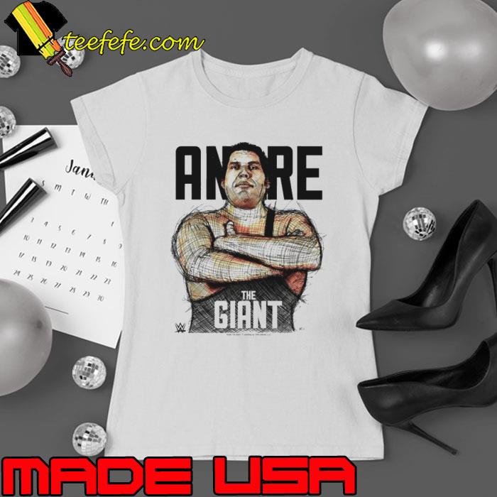 Andre The Giant Sketch Shirt Ladies tee Andre The Giant Sketch Shirt Ladies tee