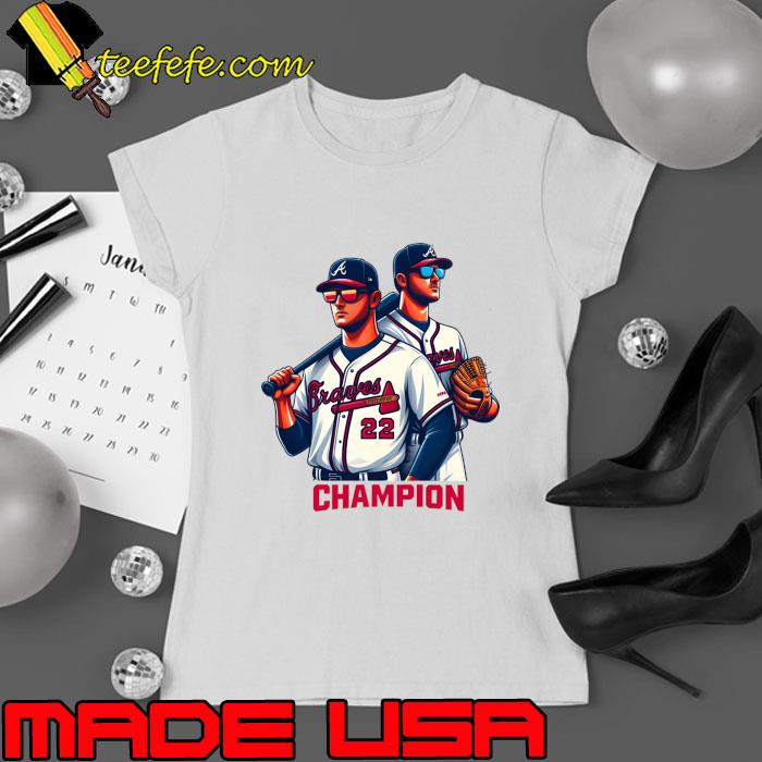 Atlanta Braves Champion American professional baseball team based T-Shirt Ladies tee Atlanta Braves Champion American professional baseball team based T-Shirt Ladies tee