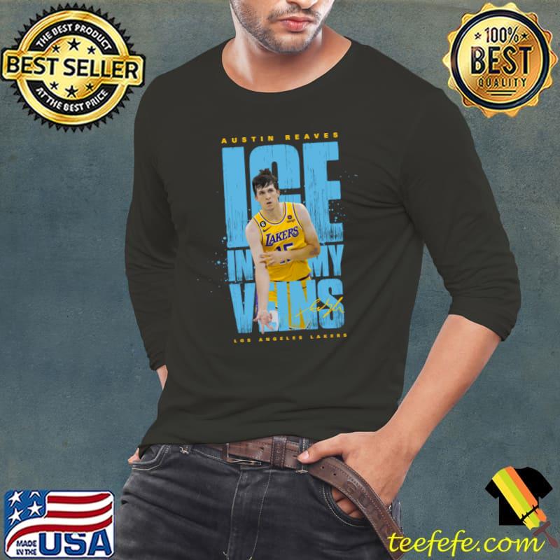 Austin Reaves American professional basketball player Ice In My Veins T-Shirt Long Sleeve Tee Austin Reaves American professional basketball player Ice In My Veins T-Shirt Long Sleeve Tee