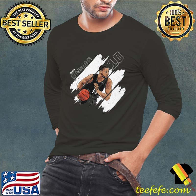 Australian professional basketball player for the Brooklyn Nets ben simmons stripes T-Shirt Long Sleeve Tee Australian professional basketball player for the Brooklyn Nets ben simmons stripes T-Shirt Long Sleeve Tee