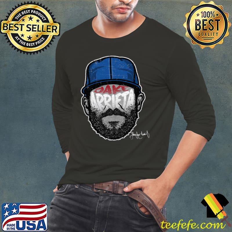 Awesome american former professional baseball pitcher jake arrieta player silhouette T-Shirt Long Sleeve Tee Awesome american former professional baseball pitcher jake arrieta player silhouette T-Shirt Long Sleeve Tee