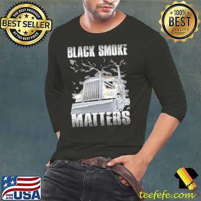 Awesome black Smoke Matters Truck shirt