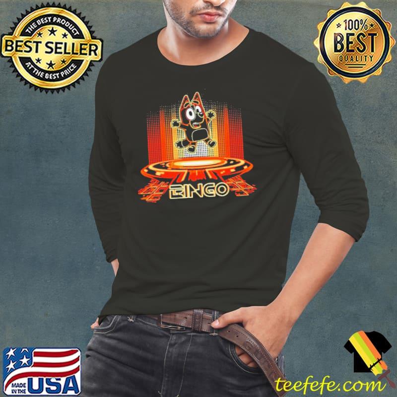 Awesome bluey Futuristic Bingo Shirt Long Sleeve Tee Awesome bluey Futuristic Bingo Shirt Long Sleeve Tee