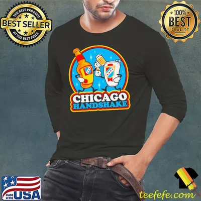 Beer Chicago handshake shirt