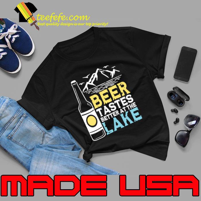 Beer Tastes Better At The Lake Mountain Birds T-Shirt