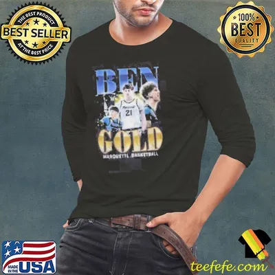 Ben Gold Marquette Basketball Tee Shirt The Nil Store shirt