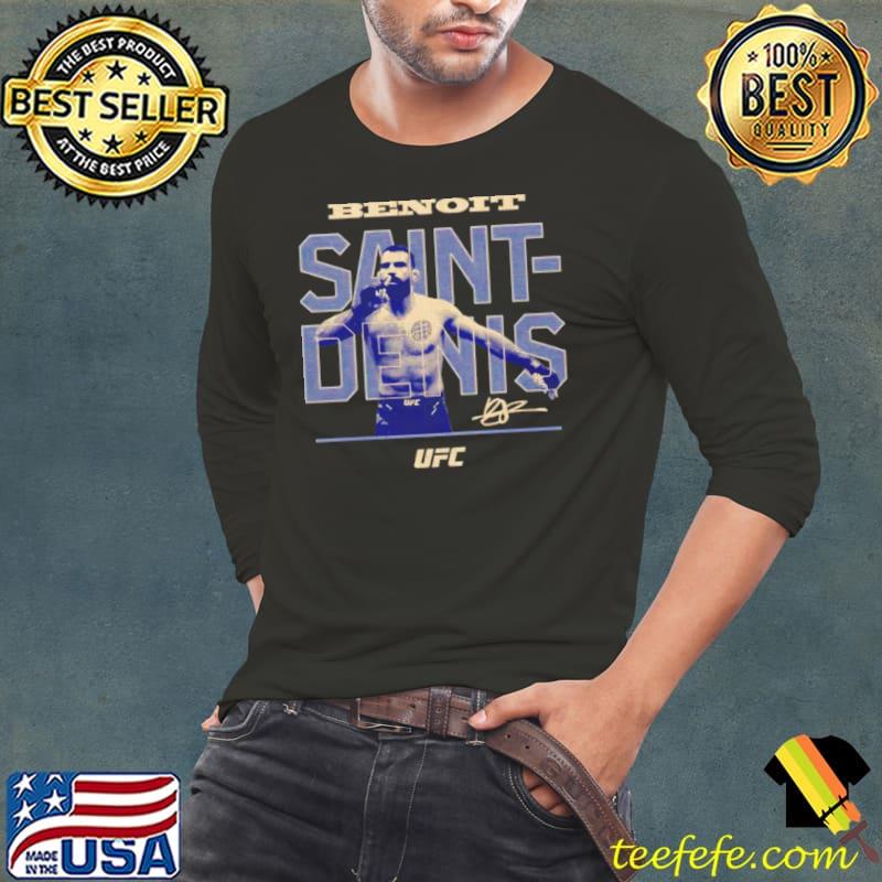 Benoit Saint Denis Ufc Bitmap Retro Signature Shirt Long Sleeve Tee Benoit Saint Denis Ufc Bitmap Retro Signature Shirt Long Sleeve Tee