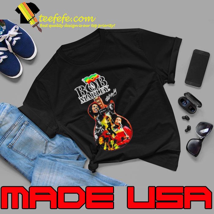 Bob Marley Guitar Legend One Love Signature Shirt Unisex Bob Marley Guitar Legend One Love Signature Shirt Unisex