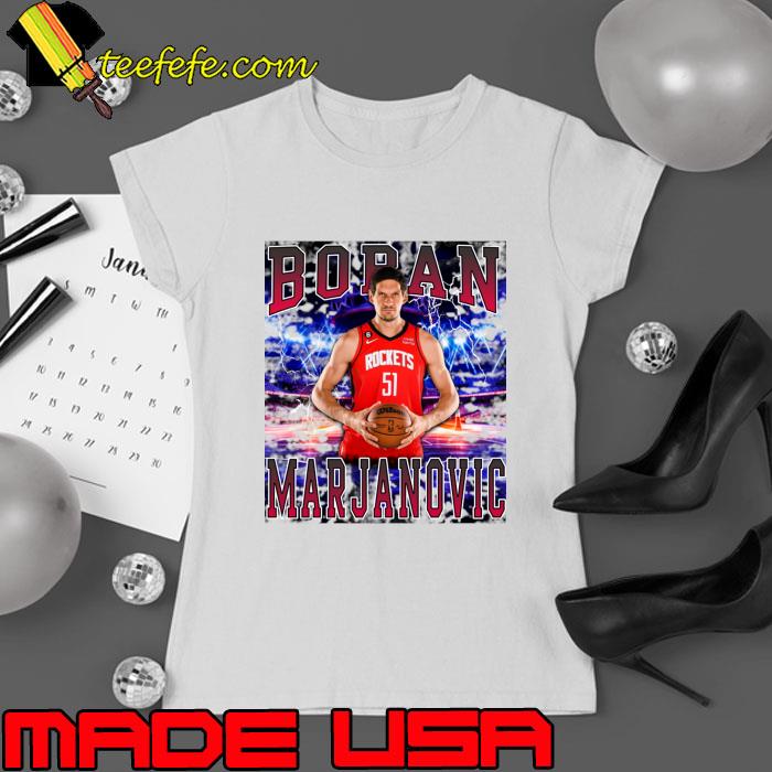 Boban Marjanovic Serbian professional basketball player for the Houston Rockets T-Shirt Ladies tee Boban Marjanovic Serbian professional basketball player for the Houston Rockets T-Shirt Ladies tee