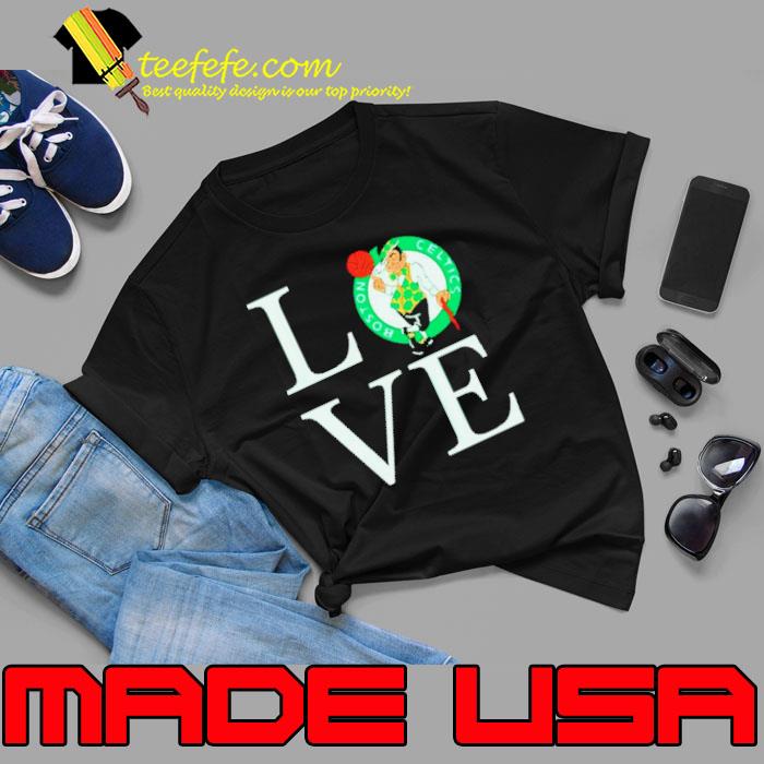 Boston Celtics logo in love shirt Boston Celtics logo in love shirt