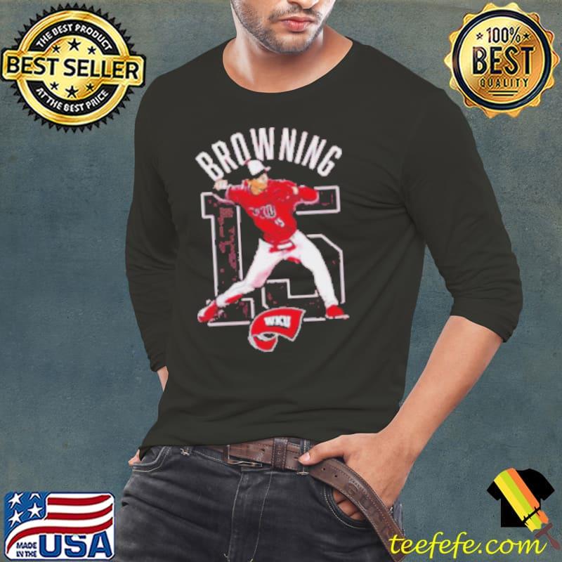 Brady Browning WKU softball cartoon s Long Sleeve Tee Brady Browning WKU softball cartoon s Long Sleeve Tee