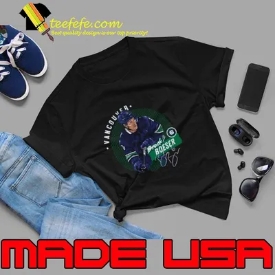 Brock Boeser Vancouver Dots American professional ice hockey player signature T-Shirt