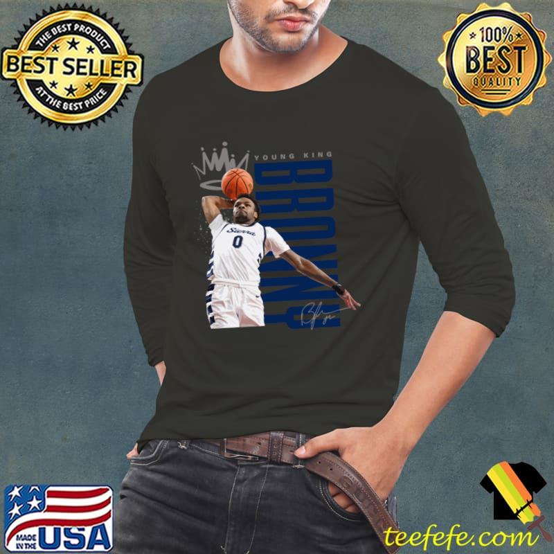 Bronny James American college basketball player for the USC signature Young King T-Shirt Long Sleeve Tee Bronny James American college basketball player for the USC signature Young King T-Shirt Long Sleeve Tee