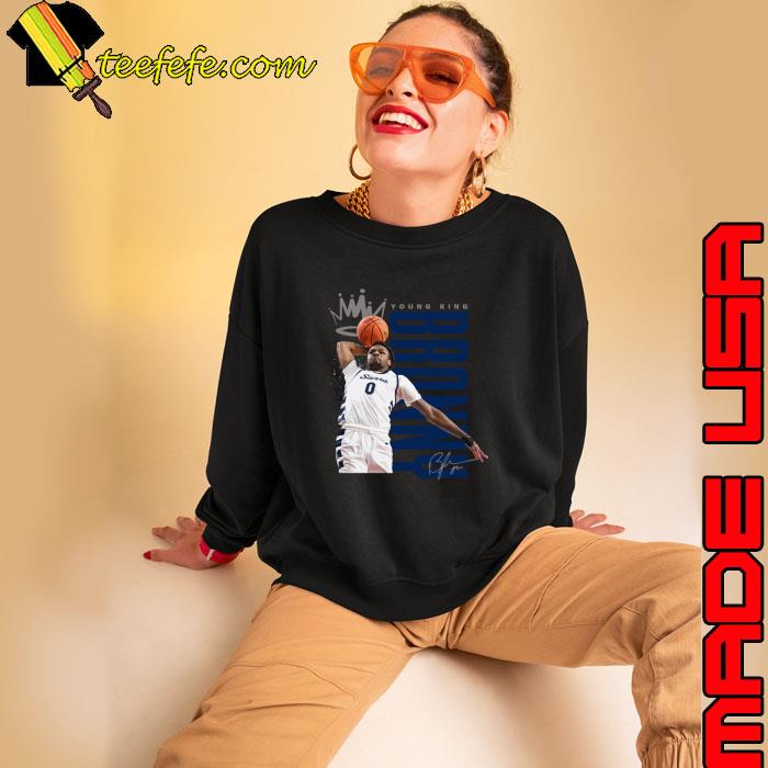 Bronny James American college basketball player for the USC signature Young King T-Shirt Bronny James American college basketball player for the USC signature Young King T-Shirt