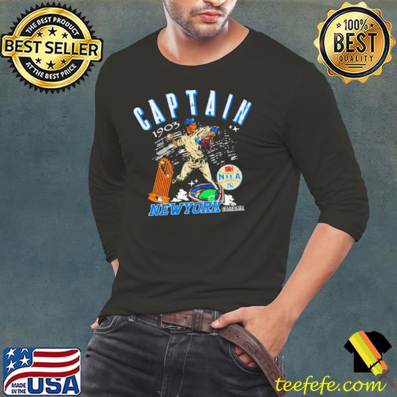 Captain New York Yankees baseball 1903 vintage s Long Sleeve Tee Captain New York Yankees baseball 1903 vintage s Long Sleeve Tee