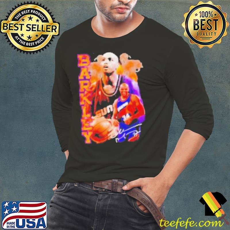 Charles Barkley basketball player signature shirt
