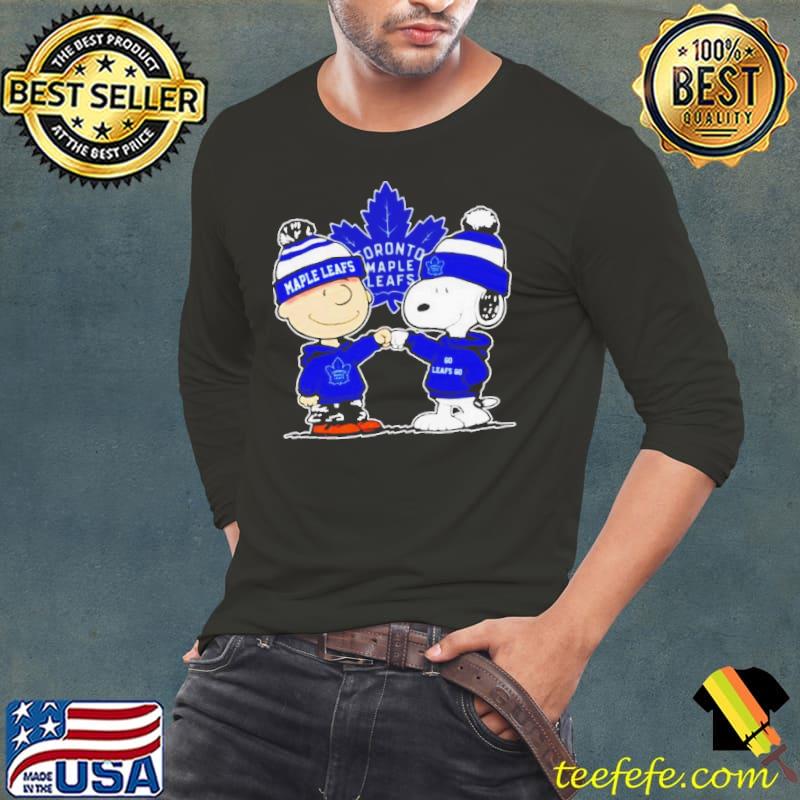 Charlie Brown and Snoopy go Toronto Maple Leafs s Long Sleeve Tee Charlie Brown and Snoopy go Toronto Maple Leafs s Long Sleeve Tee