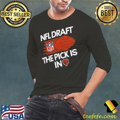 Chicago Bears 2024 Team Draft The Pick Is In Tri-Blend Shirt