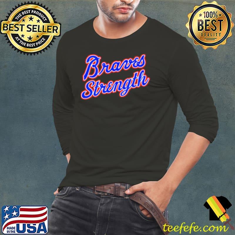 Chris Sale Braves Strength s Long Sleeve Tee Chris Sale Braves Strength s Long Sleeve Tee