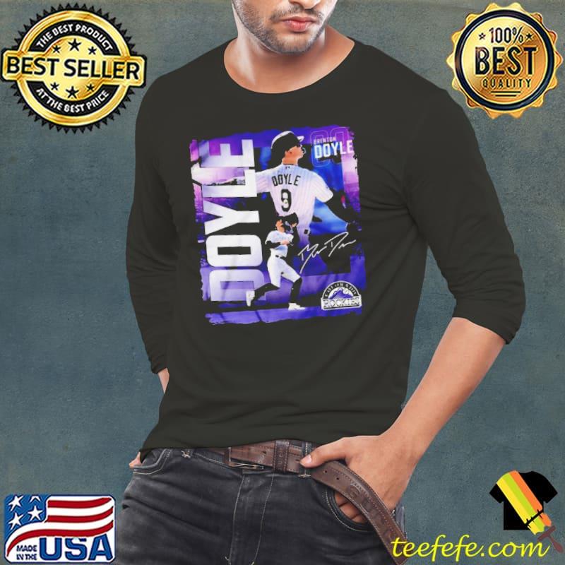 Colorado Rockies Brenton Doyle Shirt Long Sleeve Tee Colorado Rockies Brenton Doyle Shirt Long Sleeve Tee