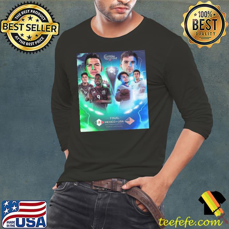 Concacaf Nations League Final Mexico Vs USA 2024 s Long Sleeve Tee Concacaf Nations League Final Mexico Vs USA 2024 s Long Sleeve Tee