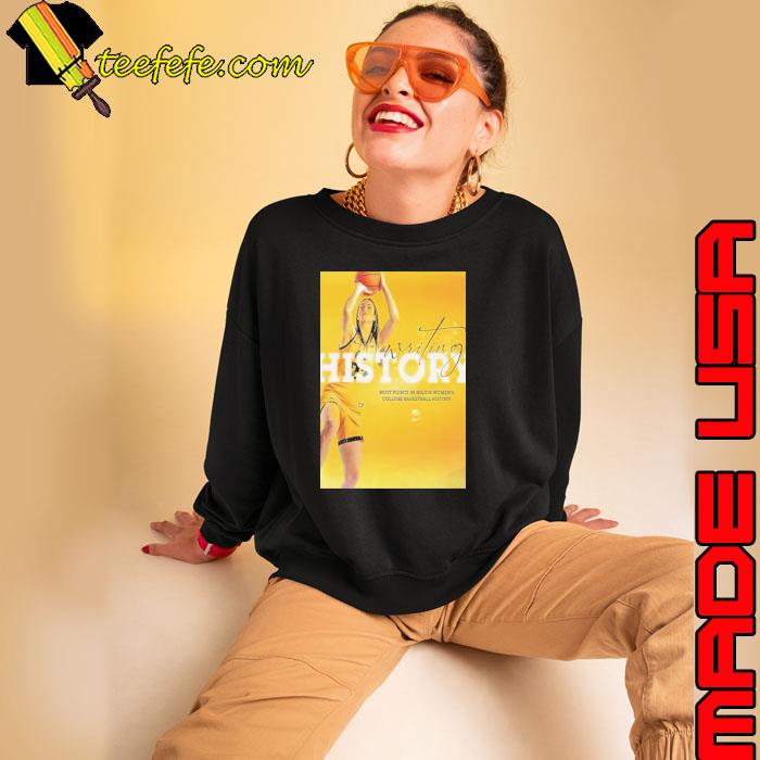 Congrats Caitlin Clark Writing History For The Most Points Scored In Major Womens College Basketball s Sweatshirt Congrats Caitlin Clark Writing History For The Most Points Scored In Major Womens College Basketball s Sweatshirt