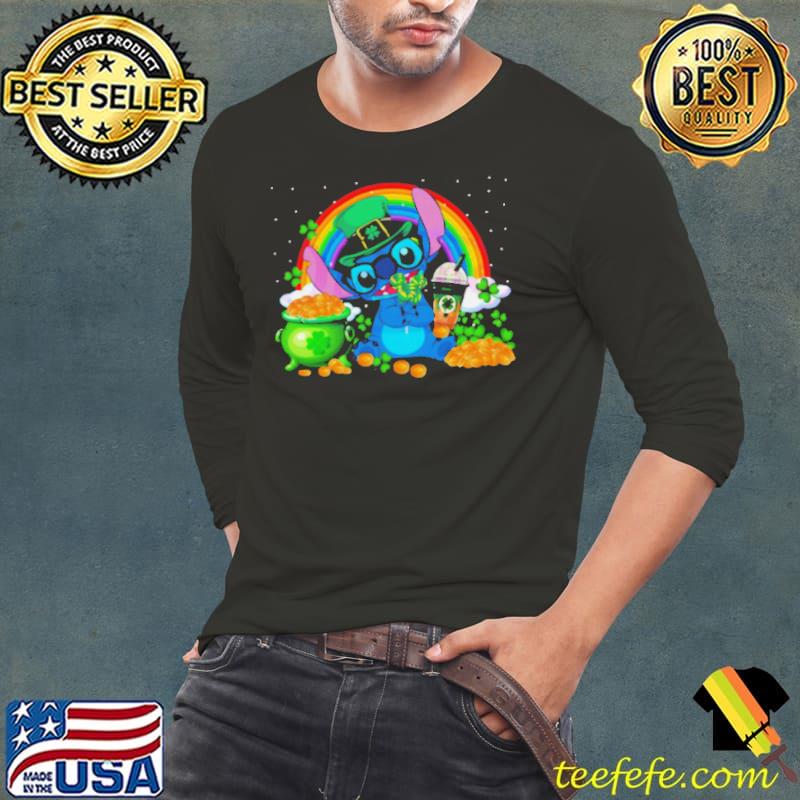 Cute Disney Stitch Patricks s Long Sleeve Tee Cute Disney Stitch Patricks s Long Sleeve Tee