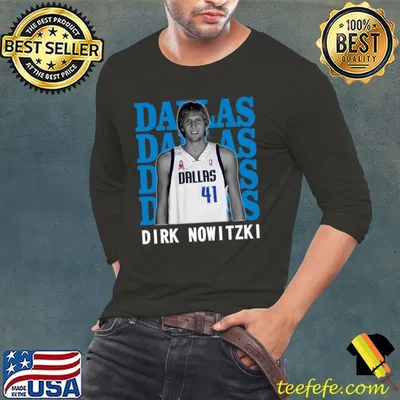 Dallas Mavericks American professional basketball Dirk Nowitzki 41 T-Shirt