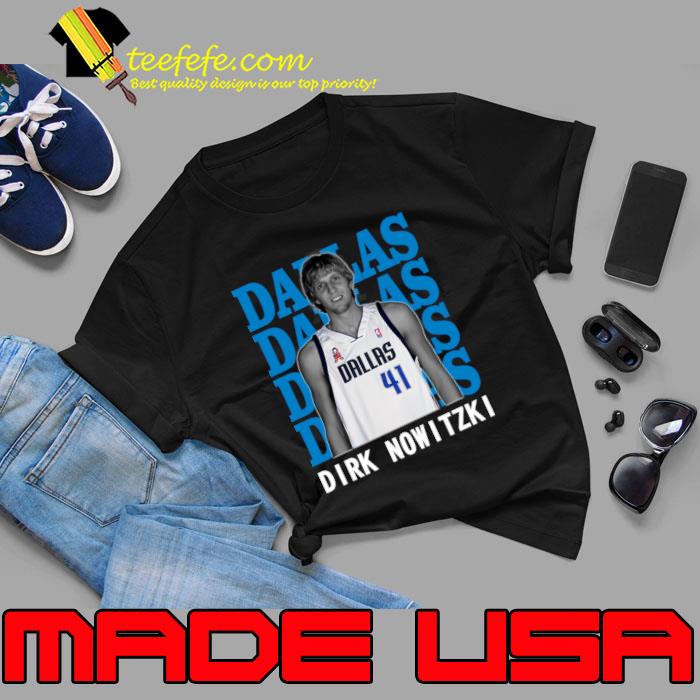 Dallas Mavericks American professional basketball Dirk Nowitzki 41 T-Shirt Unisex Dallas Mavericks American professional basketball Dirk Nowitzki 41 T-Shirt Unisex