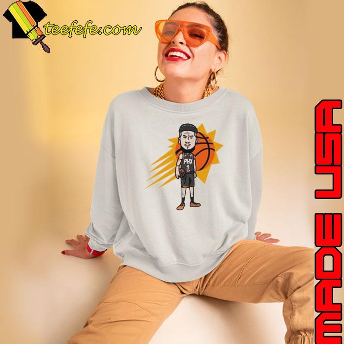 Devin Booker Phoenix Suns player cartoon shirt