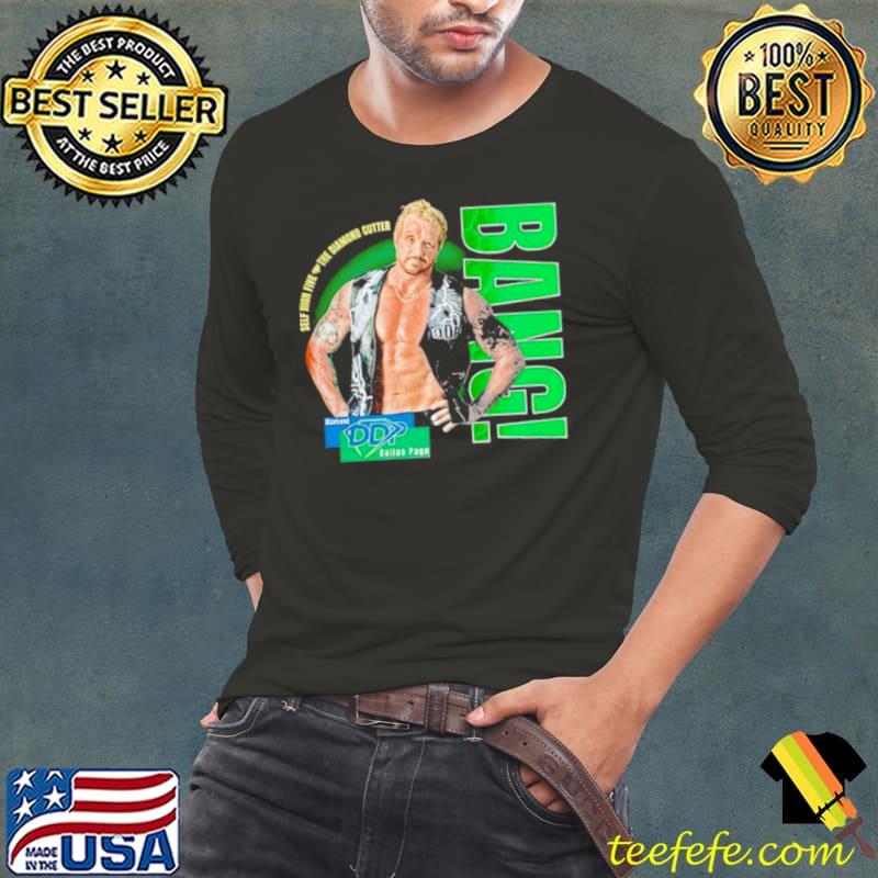 Diamond Dallas bang retro s Long Sleeve Tee Diamond Dallas bang retro s Long Sleeve Tee