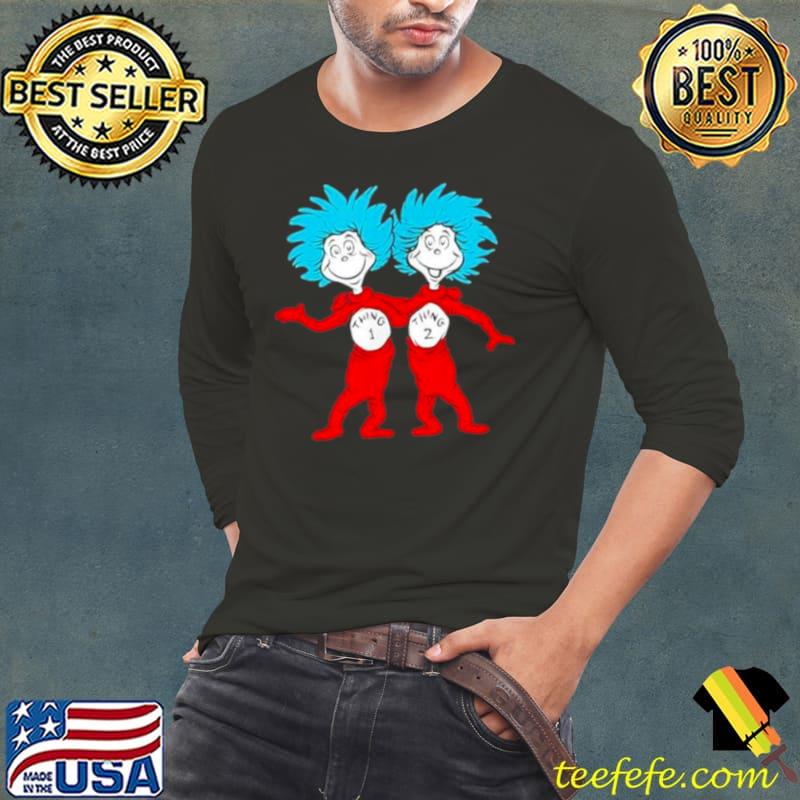 Dr. Seuss Thing 1 Thing 2 Buddies Shirt Long Sleeve Tee Dr. Seuss Thing 1 Thing 2 Buddies Shirt Long Sleeve Tee