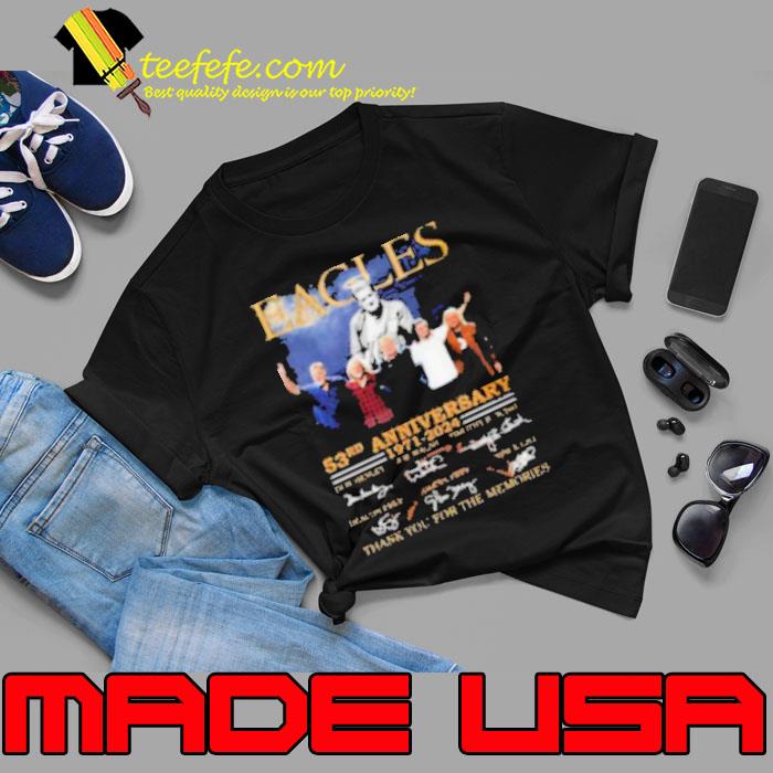 Eagles 63rd Anniversary 1971 2024 Thank You For The Memories Signatures s Unisex Eagles 63rd Anniversary 1971 2024 Thank You For The Memories Signatures s Unisex